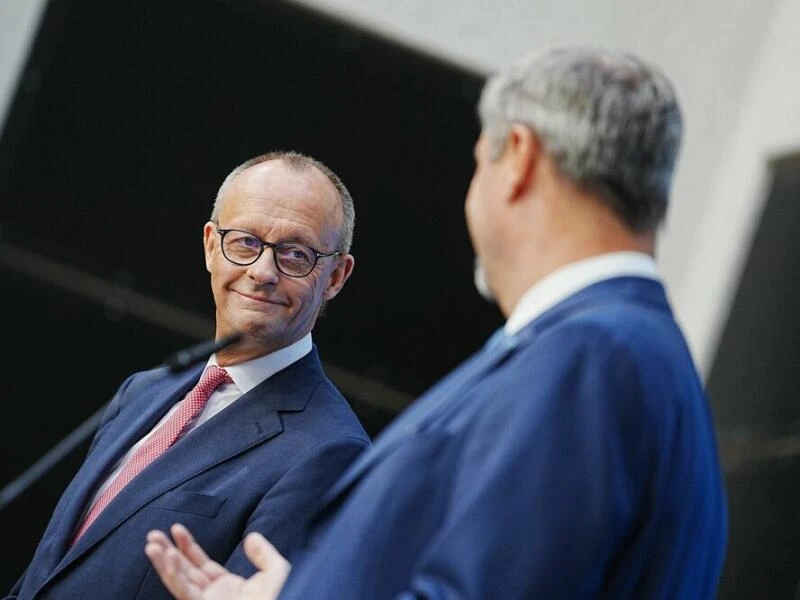 Pressekonferenz zu Kanzlerkandidatur-Frage der Union