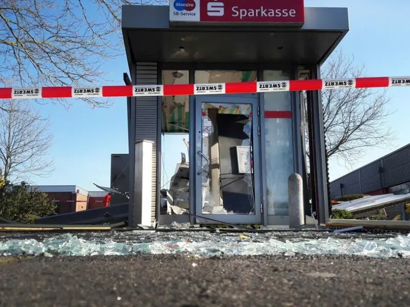Geldautomaten-Attacken in NRW rückläufig