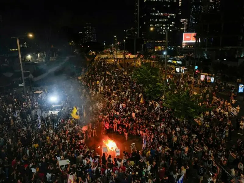 Nahostkonflikt - Protest in Tel Aviv