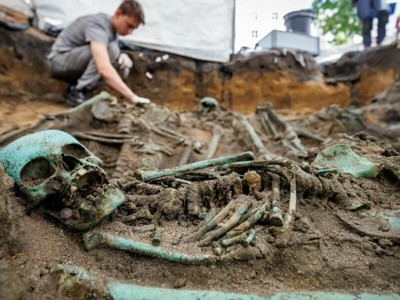 Pestfriedhof aus dem 17. Jahrhundert in Nürnberg