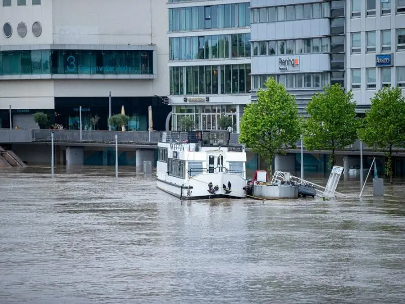 Hochwasser im Saarland - Saarbrücken