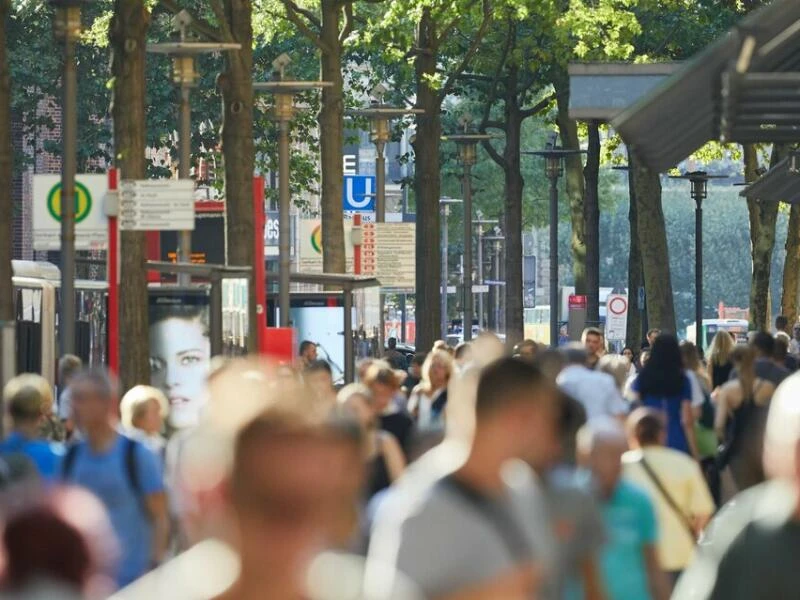 Menschen in Hamburg