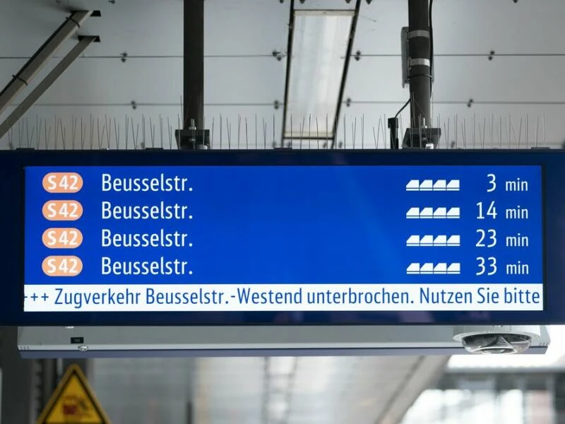 Einschränkung bei der Ringbahn in Berlin