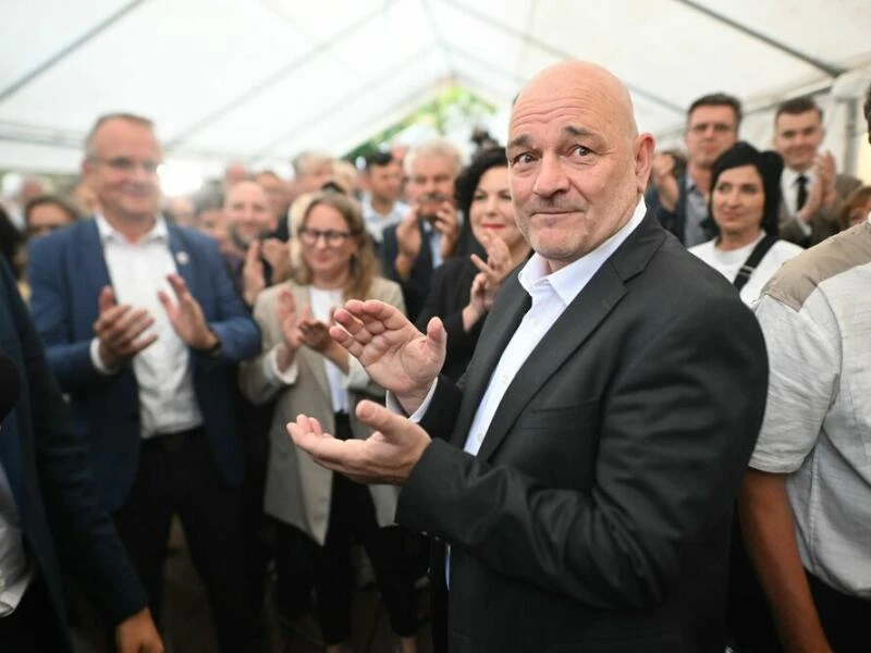 Landtagswahl in Brandenburg - Wahlparty BSW