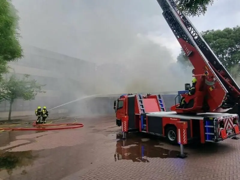 Brand in Realschule in Oberhausen