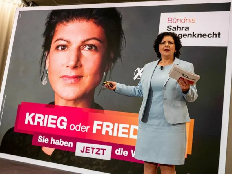 Vorstellung EU-Wahlkampagne Bündnis Sahra Wagenknecht