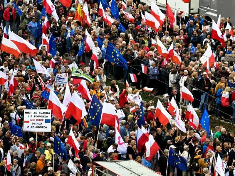 «Marsch der Million Herzen» in Polen
