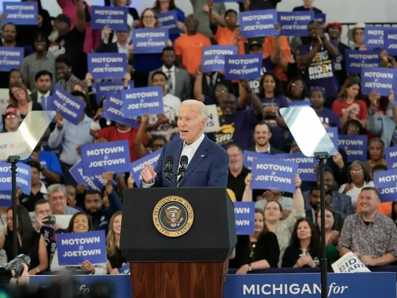 Wahlkampf in den USA - Biden in Detroit