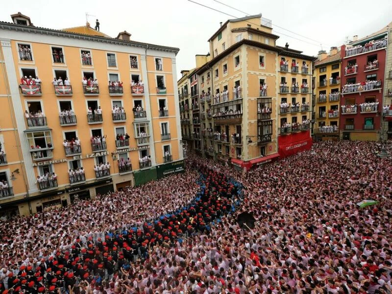 Sanfermín-Fest in Pamplona