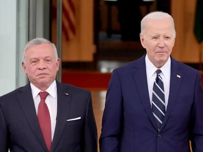 Joe Biden und König Abdullah II.