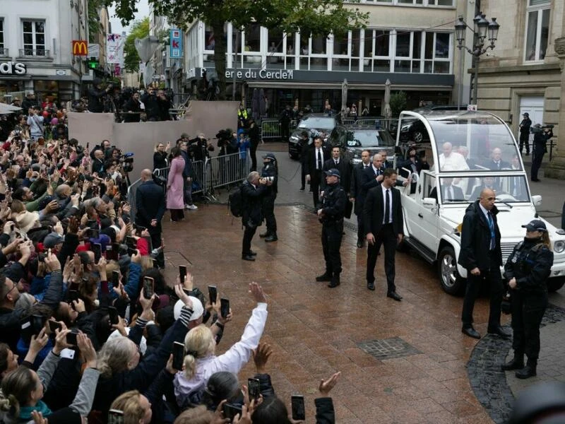 Papst Franziskus besucht Luxemburg