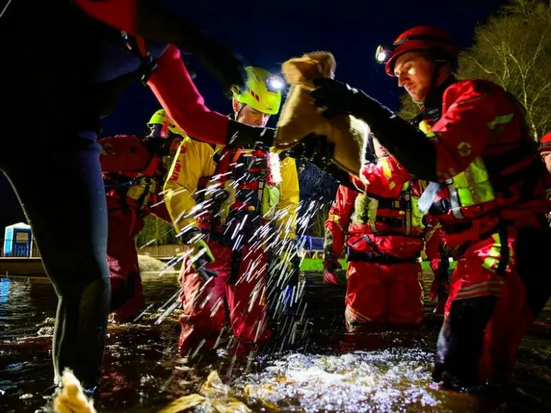 Hochwasser in Niedersachsen - Hodenhagen