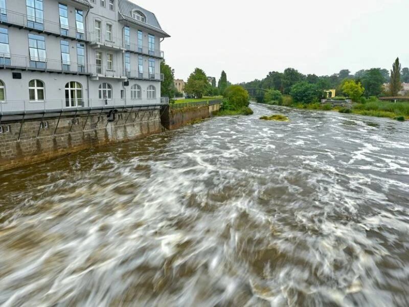 Hochwasserlage in Brandenburg