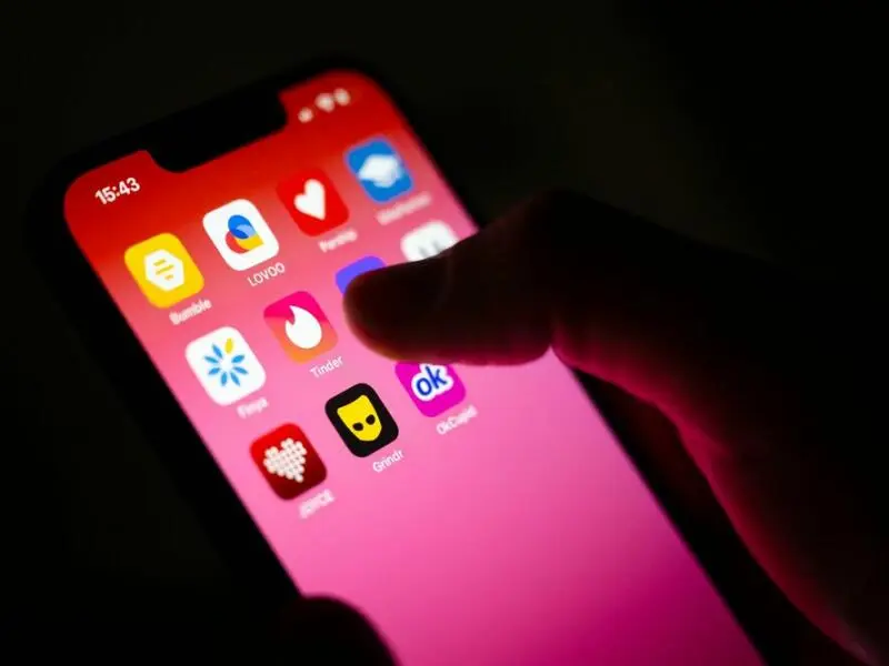 Dating-Apps auf einem Smartphone