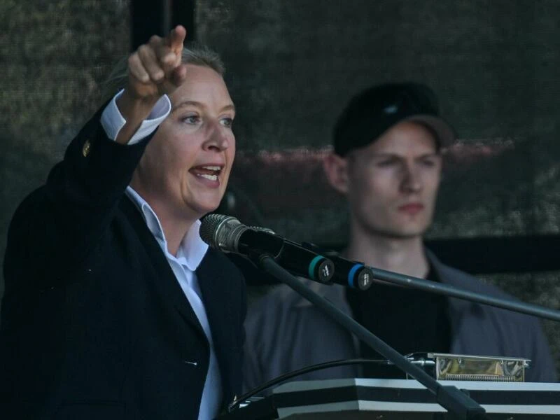 Wahlkampfabschluss der AfD mit Höcke und Weidel