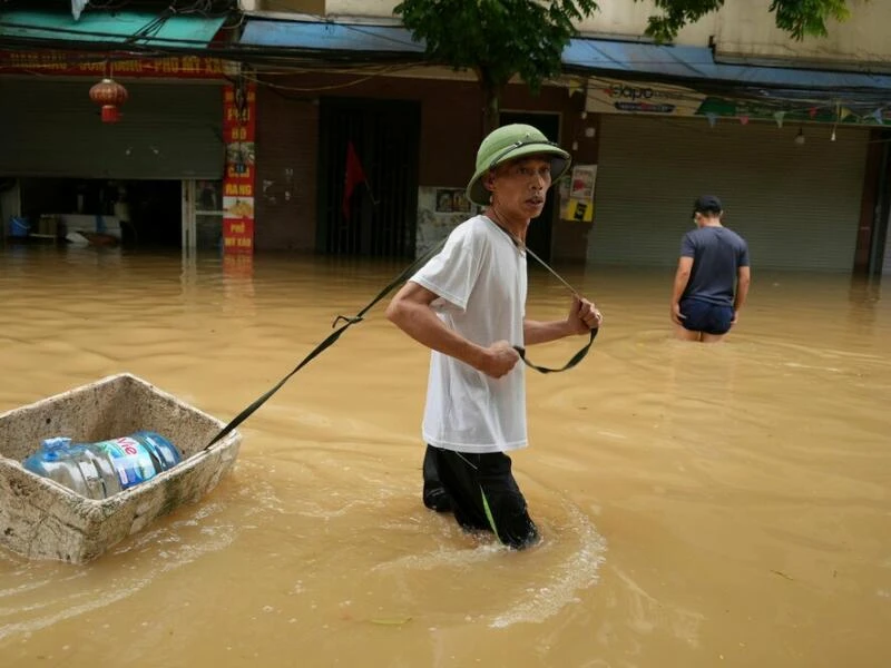 Taifun «Yagi» in Vietnam