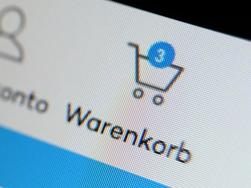 Warenkorb im Internet