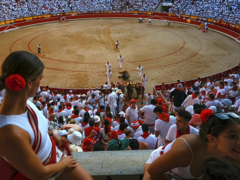 Sanfermín-Fest in Pamplona