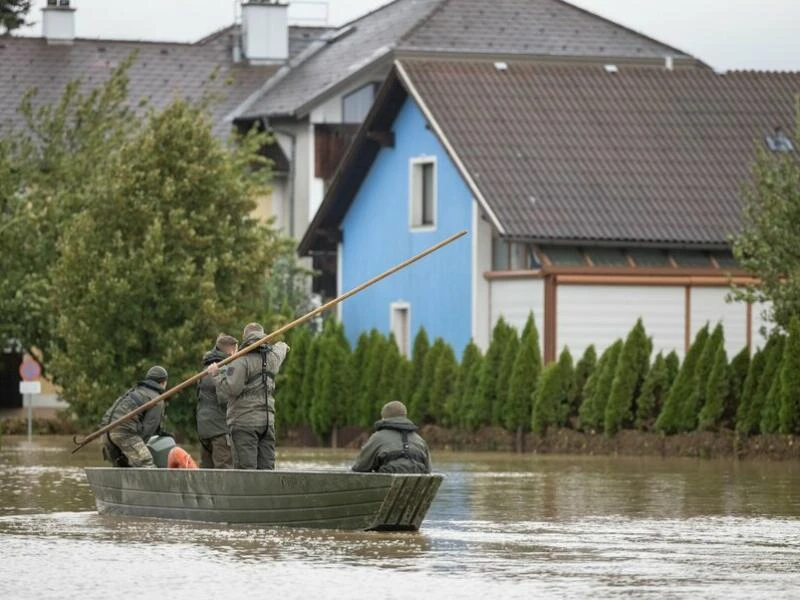 Hochwasser in Österreich