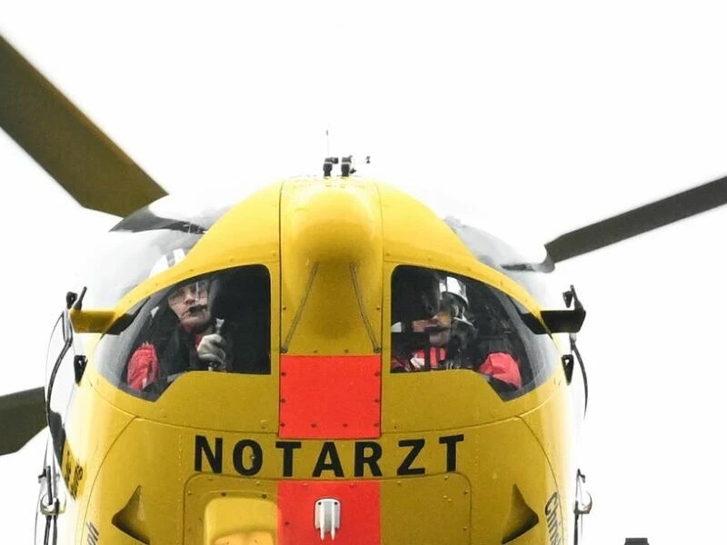 Rettungshubschrauber im Einsatz