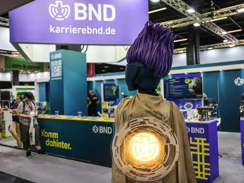 BND-Messestand bei der Gamescom