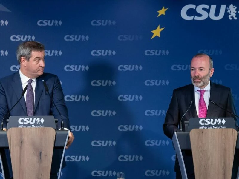 Markus Söder und Manfred Weber