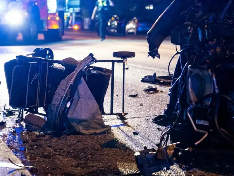 Tödlicher Verkehrsunfall in Hamburg