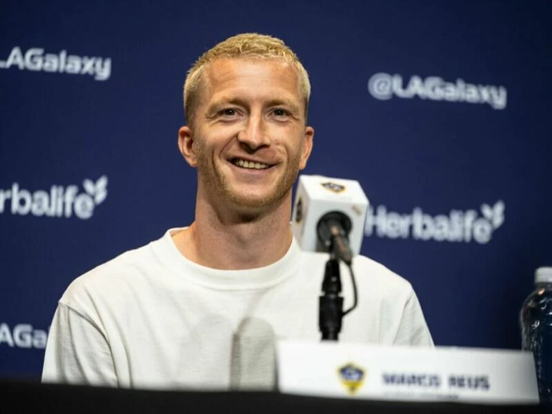 Pressekonferenz Marco Reus in Los Angeles