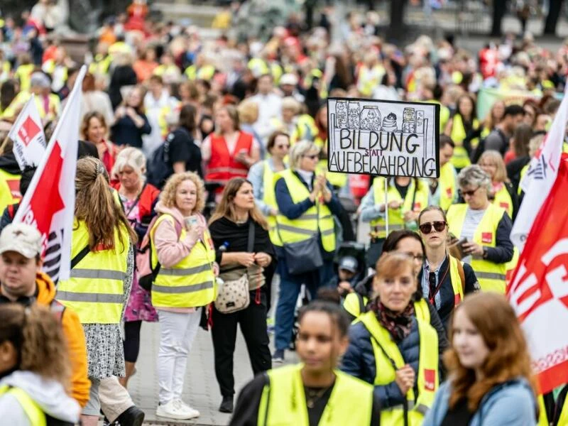 GEW und Verdi rufen zu eintägigem Warnstreik auf