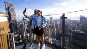 Skylift auf dem Rockefeller Center