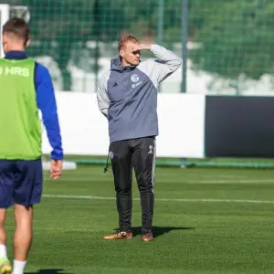 Trainer Karel Geraerts  FC Schalke 04