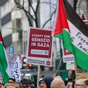 Pro-Palästina-Kundgebung in Düsseldorf