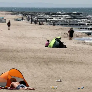 Buhnen am Strand von Graal-Müritz