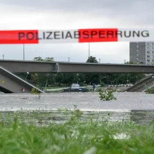 Erwartetes Hochwasser in Sachsen - Dresden