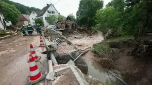 Hochwasser in Baden-Württemberg - Klaffenbach