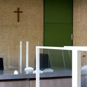 Ein Kreuz in einem bayerischen Gerichtssaal