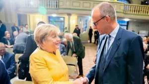 Merkel und Merz