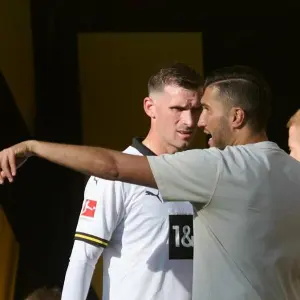 Pascal Groß (l) und Nuri Sahin