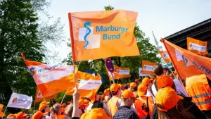 Marburger Bund - Warnstreik bei Klinikärzten