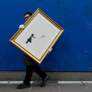 Christie's versteigert weiteren Banksy online