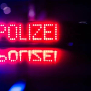 Polizei in Sachsen.