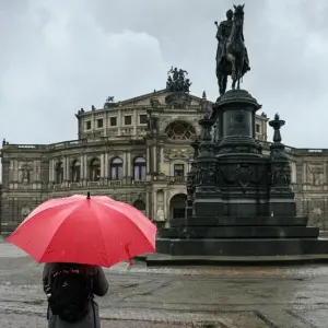 Regen in Dresden