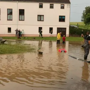 Hochwasser in Hilbersdorf