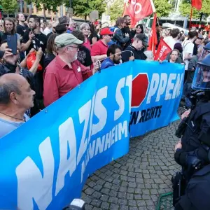 Nach Messerattacke in Mannheim - Demo «Mannheim gegen Rechts»
