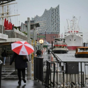 Regen in Hamburg