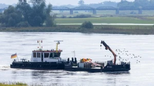 Erhöhte Pegelstände an der Elbe