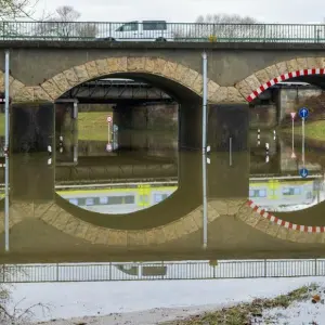 Hochwasserlage in Südbayern