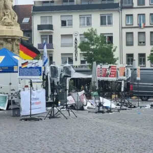 Messerangriff auf Marktplatz in Mannheim