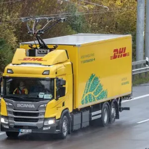 Vollelektrischer Oberleitungs-LKW