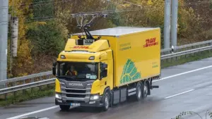 Vollelektrischer Oberleitungs-LKW